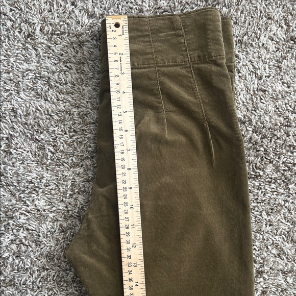 Like New! We The Free Jayde Corduroy Flare Pants Green in Size  27 - Picture 14 of 16